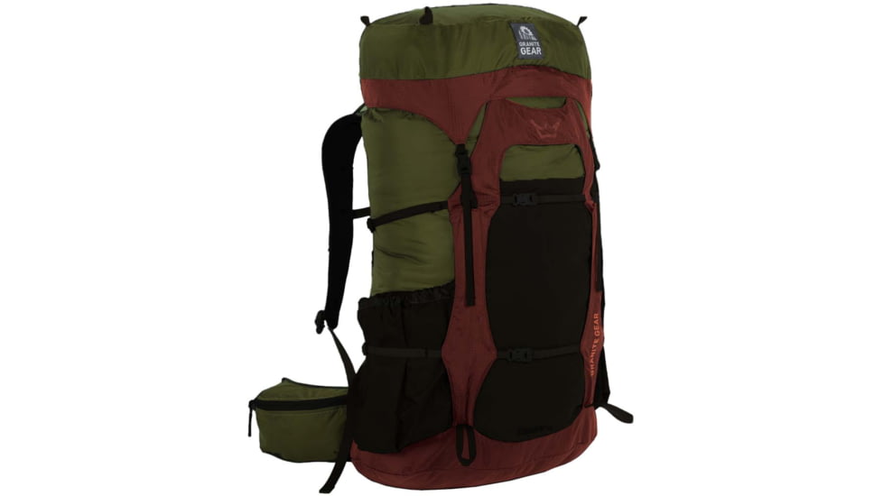 Granite Gear Crown2 60L Backpack, Fatigue/Rust/Black, Regular, 5000008-4324