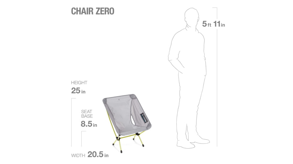 Helinox Chair Zero, Grey, 10552R1