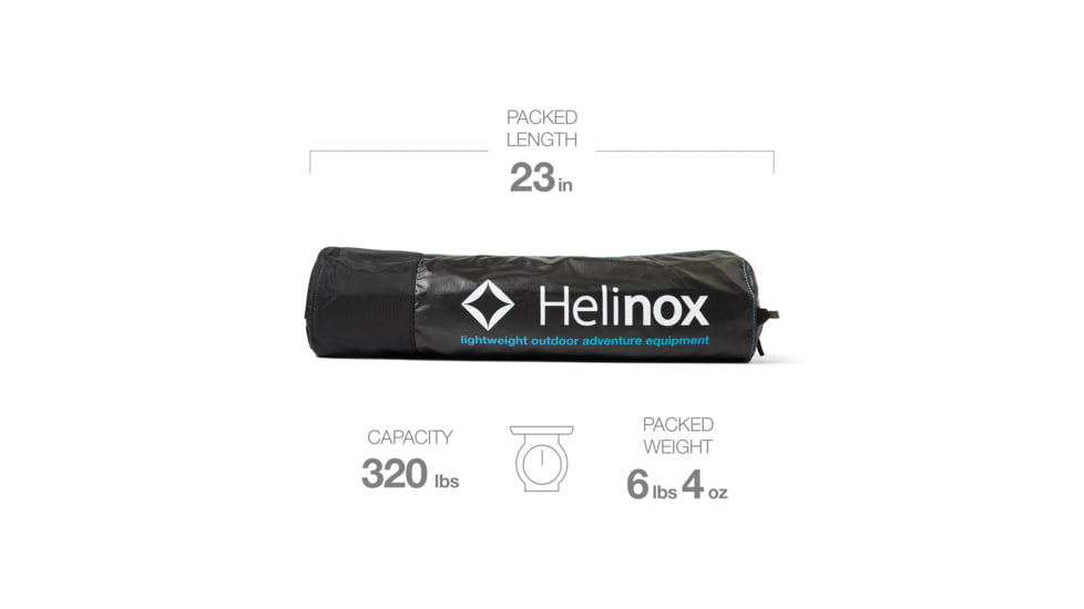 Helinox High Cot One, Long, Black, 10688