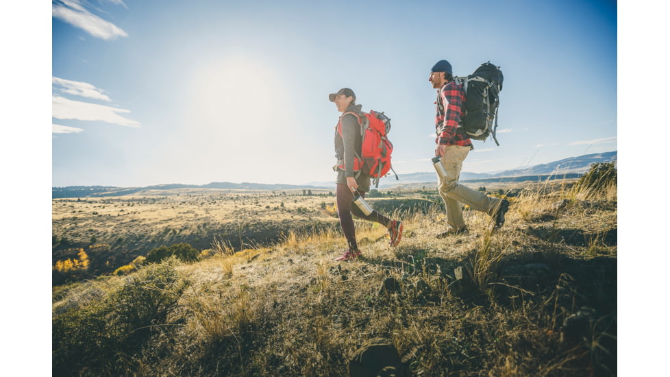 Two People Hiking