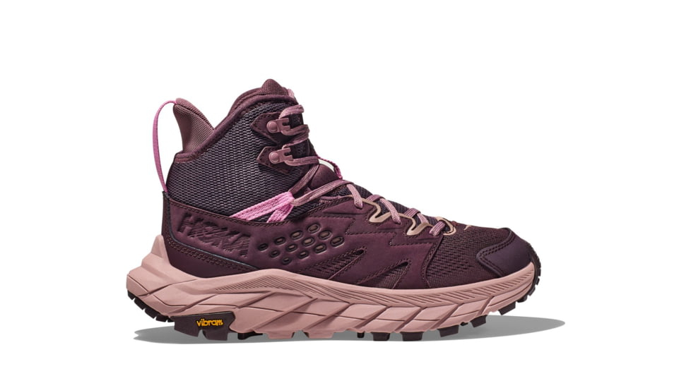 Hoka Anacapa Breeze Mid Hiking Shoes - Womens, Raisin/Pale — Womens ...