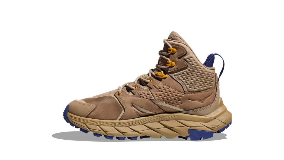 Hoka Anacapa Mid GORE-TEX Hiking Shoes - Mens, Dune/Elmwood, 14D, 1122018-DELM-14D