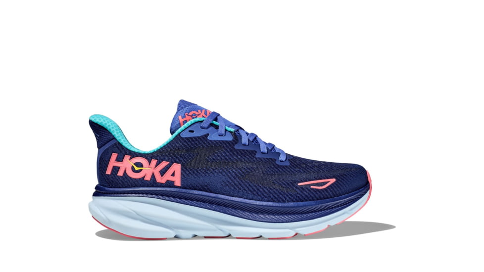 Hoka Clifton 9 Road Running Shoes - Womens, Bellwether — Womens Shoe ...