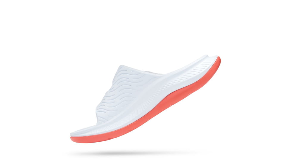 Hoka Luxe Sandals, White / Camellia, 04/06, 1134150-WCLL-04/06