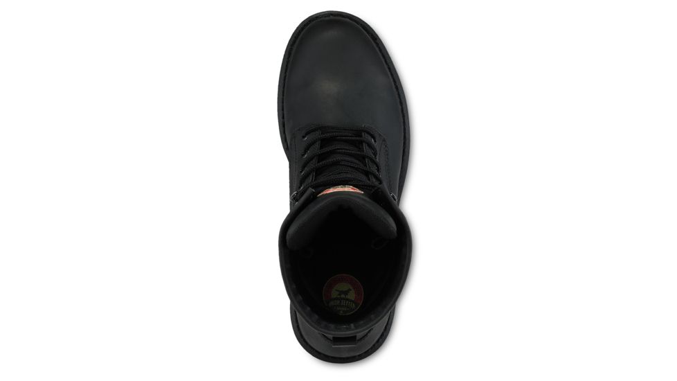 Irish Setter Mens Mesabi Logger 8in Waterproof Leather Steel Toe Work Boots, Black, 8D, 83836D 080