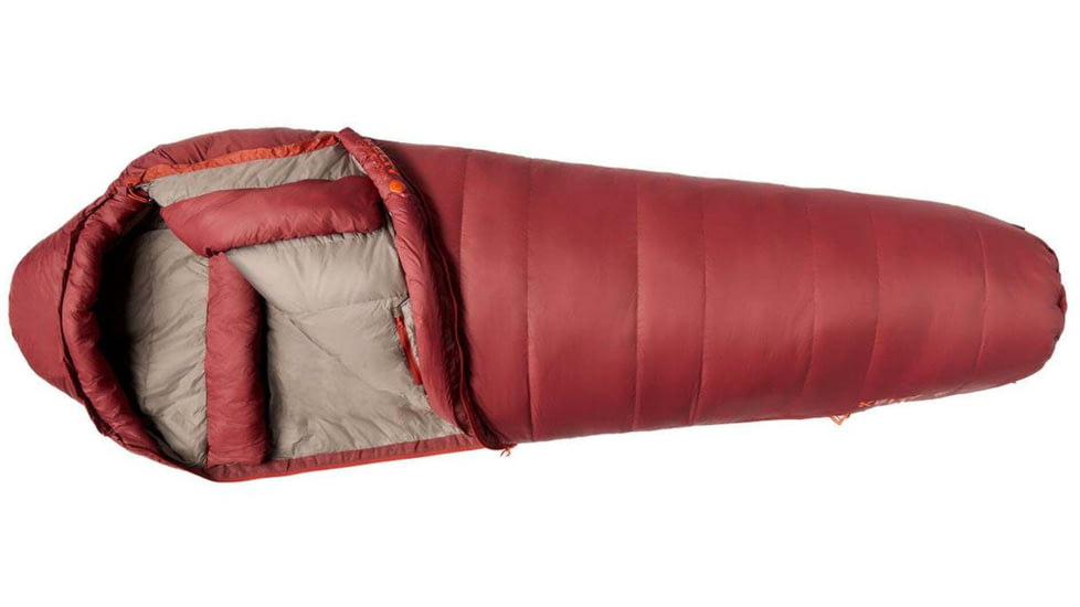 Kelty Cosmic Down 0 Sleeping Bag, Fired Brick/Red Ochre, Right Zip, Long, 35413521LR