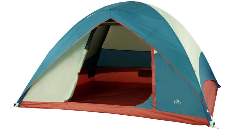 Kelty Discovery Basecamp 6 Tent, Laurel Green/Stormy Blue, One Size, 40835822AGB