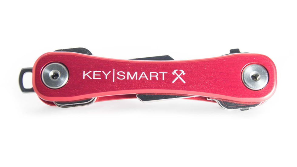 KeySmart Rugged Compact Key Holder, Red, KS607-RED