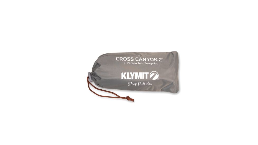 Klymit Cross Canyon Tent Foot Print - 2 Person, Grey, 09C2GRFPB