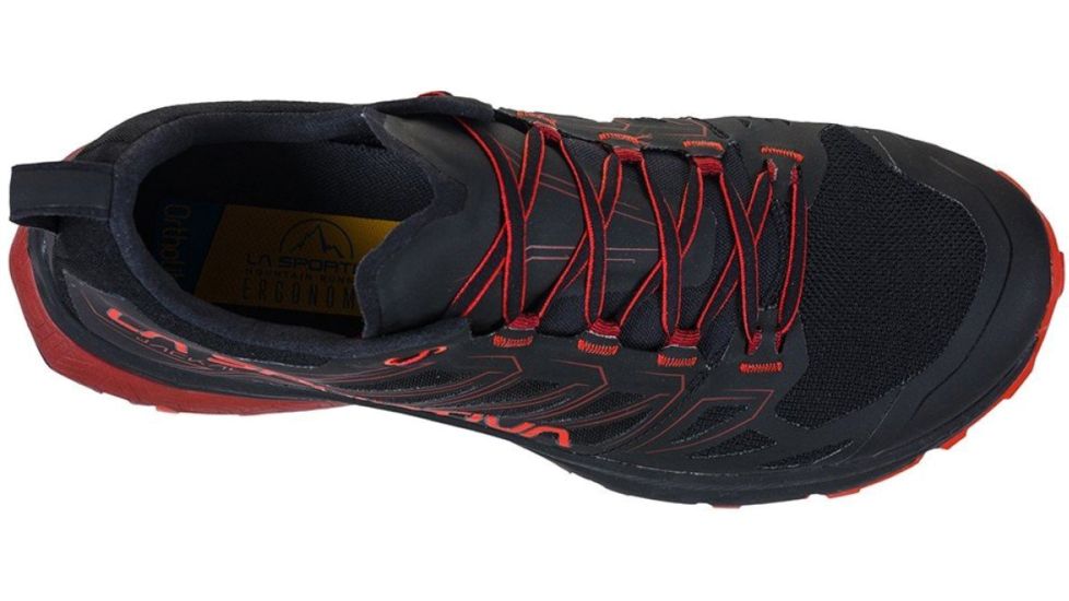 La Sportiva Jackal Trailrunning Shoes - Mens, Black Poppy, 44.5 EU, 46B-999311-44.5
