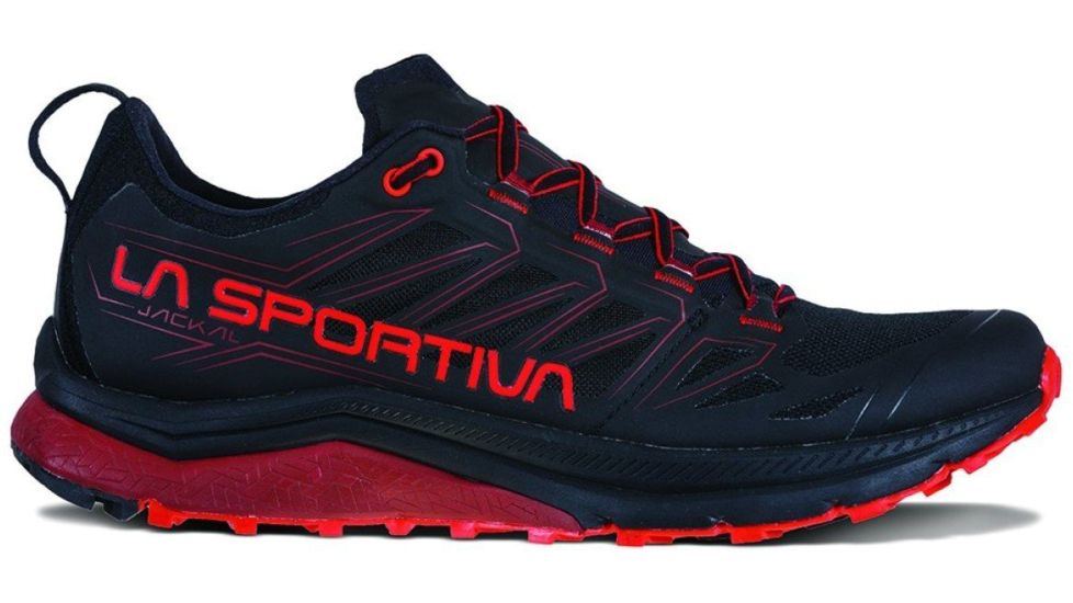 La Sportiva Jackal Trailrunning Shoes - Mens, Black Poppy, 44 EU, 46B-999311-44