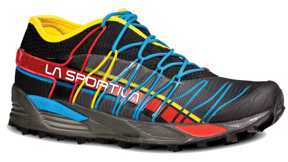 La Sportiva Mutant Trail Running Shoe - Mens-Black/Red-Medium-40.5