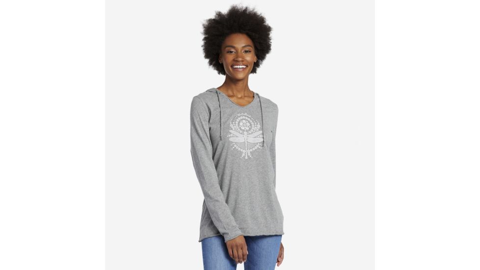 life is good hooded t shirt