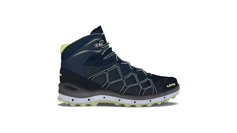 Lowa Aerox GTX Mid Surround Hiking Shoe - Womens, Navy/Mint, Medium, 6.5, 3206116908-NT-MD-6.5