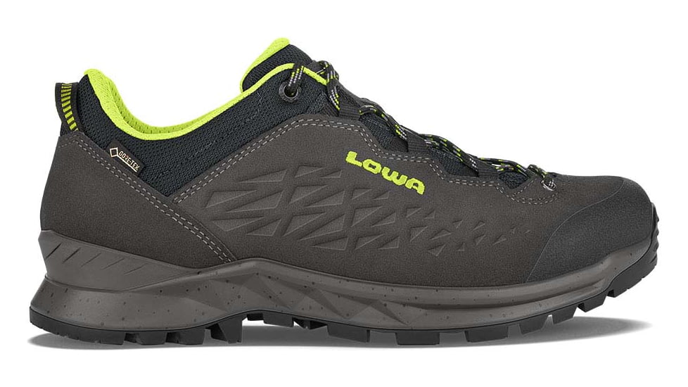 Lowa Explorer GTX Lo Shoes - Men's, Anthracite/Lime, 9, Medium, 2107139702-ANTLIM-9