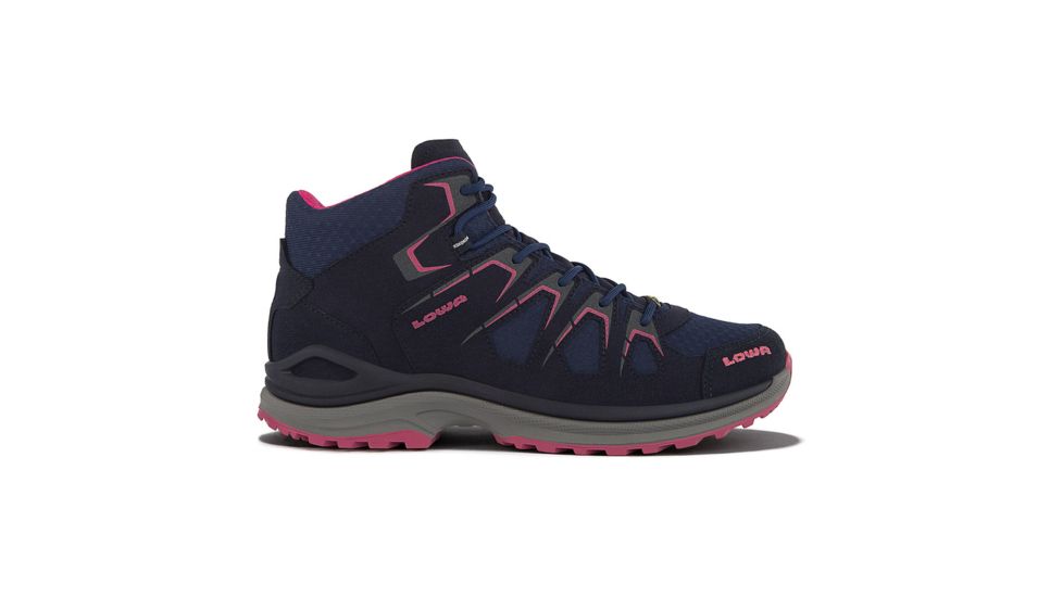 Lowa Innox Evo GTX Qc Hiking Shoe, Medium - Womens, Navy/Fuchsia, 7 3206136918-M070