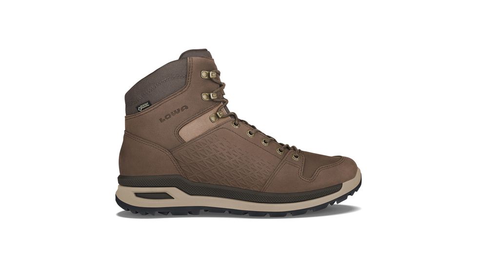 Lowa Locarno GTX Mid Hiking Boots - Mens, Brown, Medium, 14, 3108100485-BROWN-MD-14