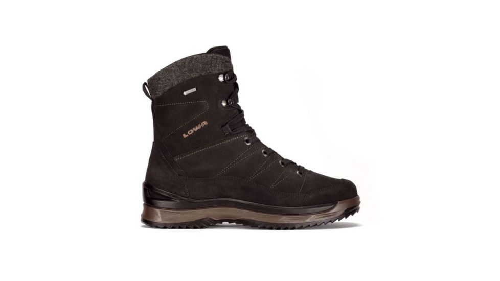 Lowa Sassello GTX Mid Winter Boots - Men's, Black/Taupe — Mens Shoe