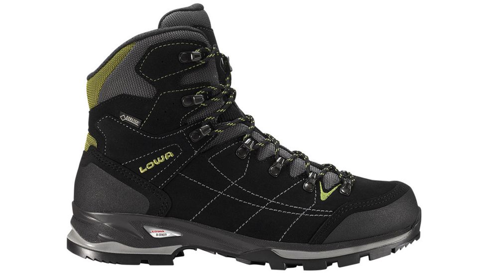 Lowa Vantage GTX Mid Backpacking Boot - Opplanet Lowa Vantage Gtx MiD Backpacking Boot Men S Black Green MeDium 8