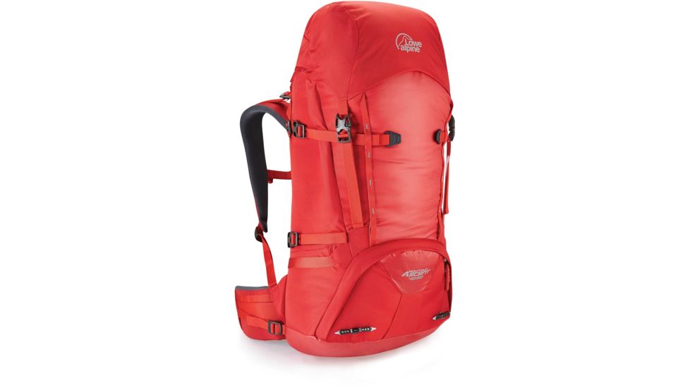 Lowe Alpine 50L Mountain Ascent 40/50 Backpack, Haute Red, Standard