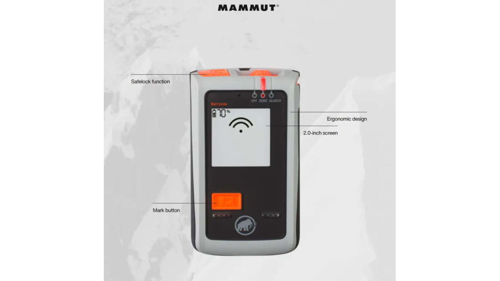 Mammut Barryvox Avalanche Transceiver, 2710-00150-1012-2