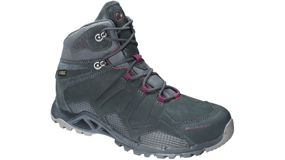 Mammut Comfort Tour Mid GTX Hiking Boot - Women's-Graphite/Amarante-Medium-10
