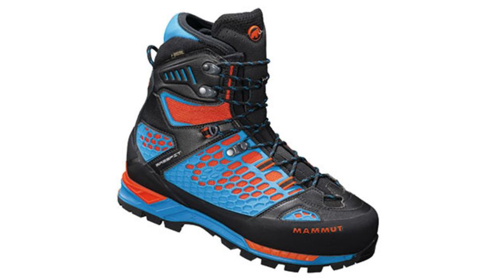 Mammut Eisfeld High GTX Mountaineering Boot - Men's-Black/Orange-Medium-10.5 US