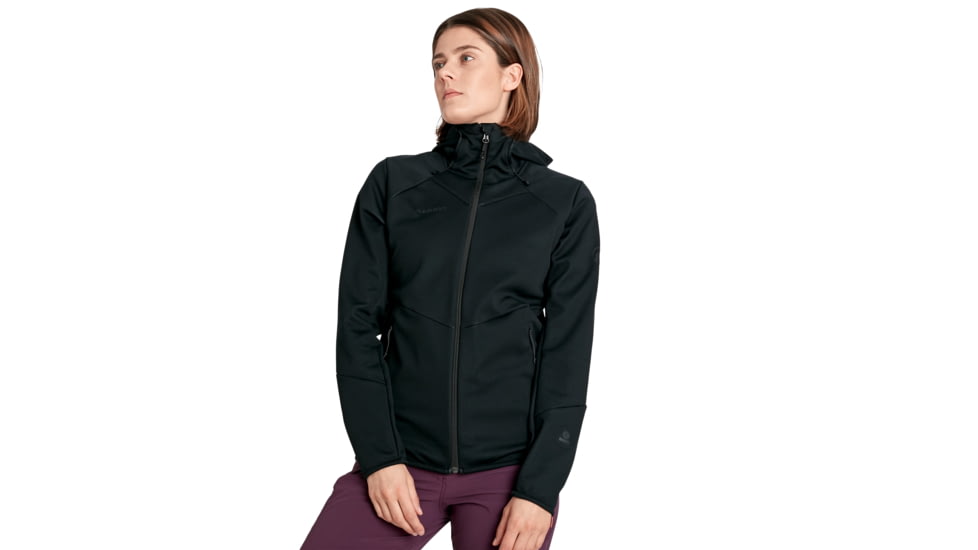 Mammut Ultimate VI SO Hooded Jacket - Womens, Black, Extra Small, 1011-01240-0001-112