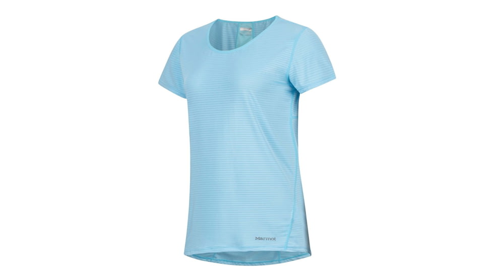 Marmot Aero Short Sleeve T-Shirt - Womens, Sky High, Small 57330-3663-S