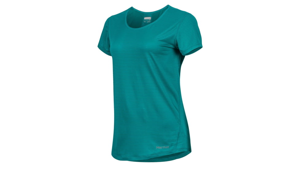 Marmot Aero Short Sleeve T-Shirt - Womens, Malachite, Extra Small 57330-3679-XS