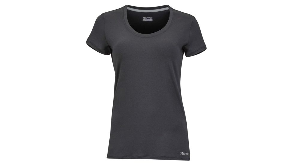 Marmot All Around Short Sleeve T-Shirt - Womens, Black, Small 56450-001-S