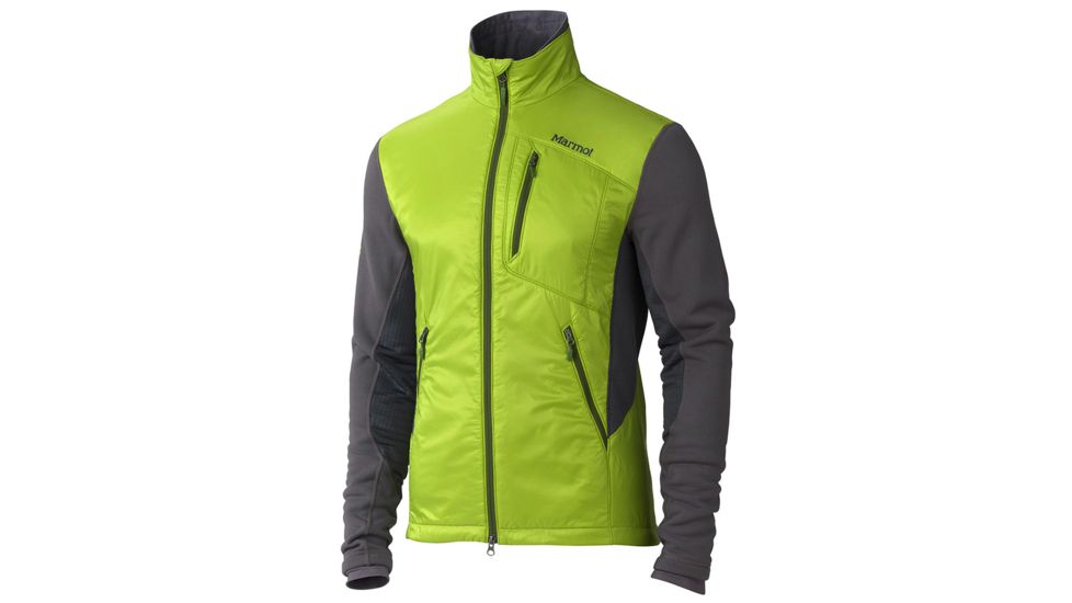 Marmot Alpha Pro Jacket - Men's-Green Lichen/Slate Grey-Medium