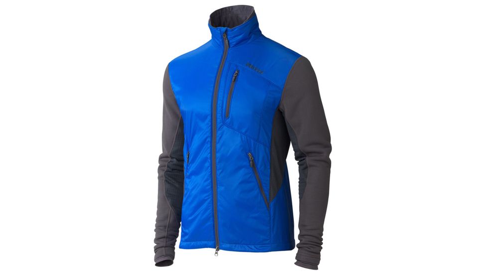 Marmot Alpha Pro Jacket - Men's-Peak Blue/Slate Grey-Small