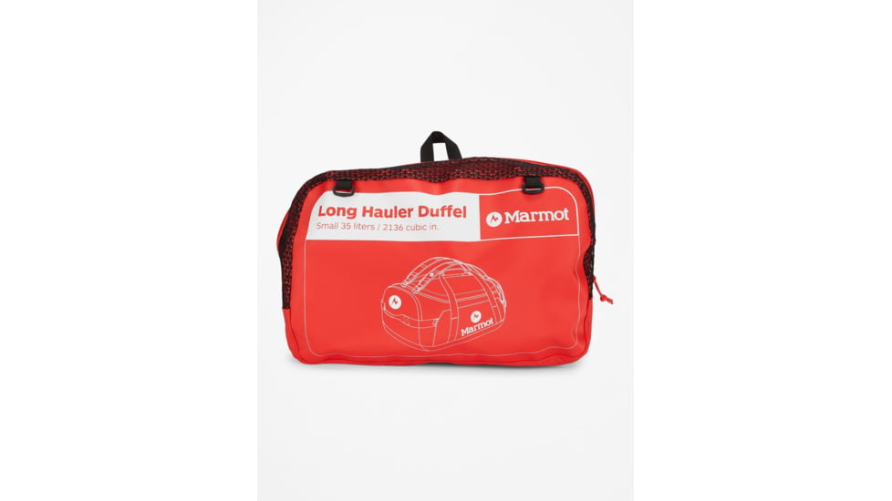Marmot Long Hauler Duffel, Victory Red, Small, 36320-6702-ONE