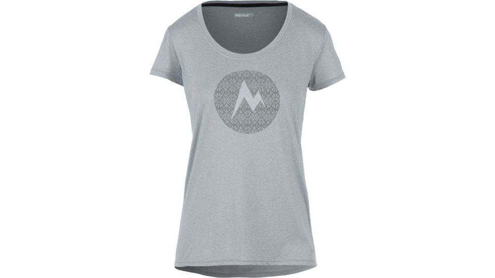 Post Time Short Sleeve Tee - Womens -Steel Heather-X-Small