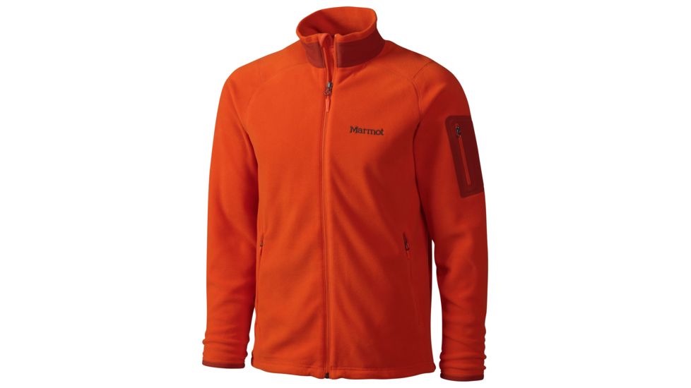 Marmot Reactor Full Zip Jacket - Mens-Large-Sunset Orange