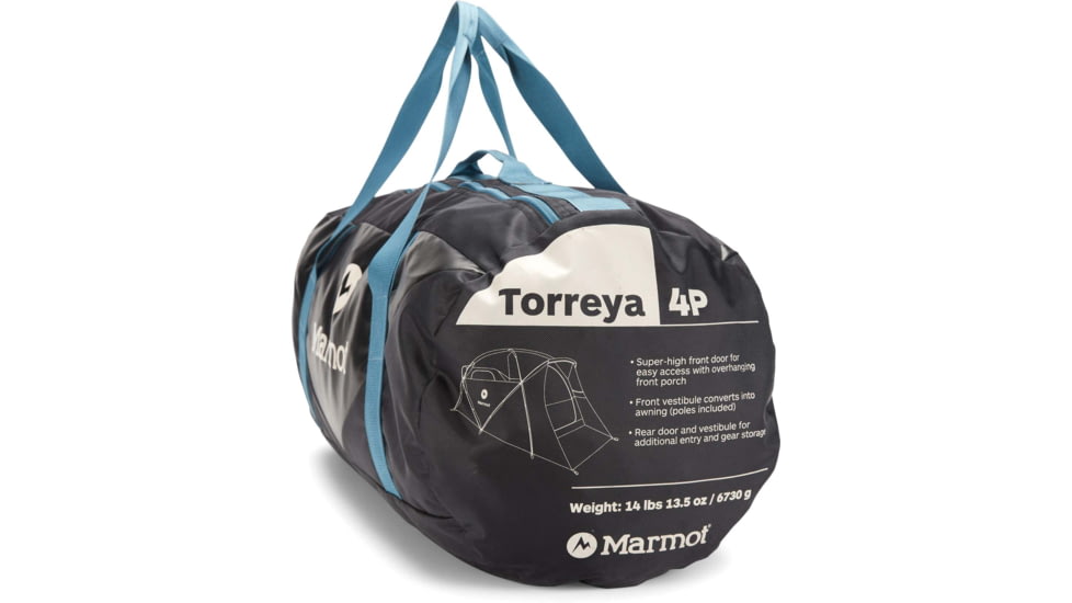 Marmot Torreya 4P, Picante/Cascade Blue, 32500-5815-ONE