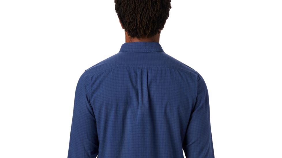 Mountain Hardwear Crystal Valley Long Sleeve Shirt - Mens, Better Blue, Small, 1879061452-S