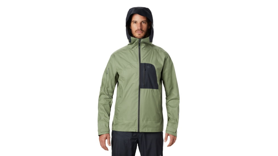 Mountain Hardwear Exposure 2 Gore-Tex Paclite Plus Jacket - Mens, Field, Large, 1879331354-L