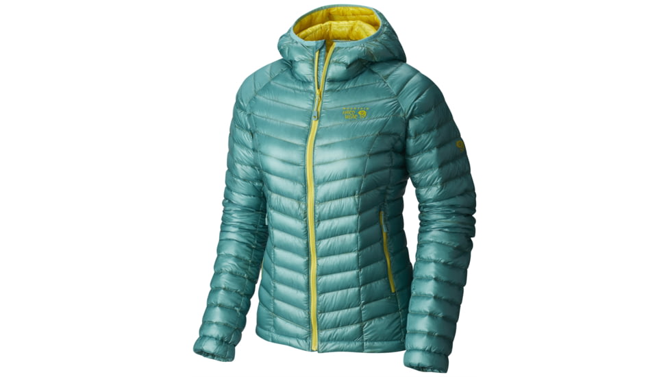 Mountain Hardwear Ghost Whisperer Hooded Down Jacket - Women's-Spruce Blue-Large