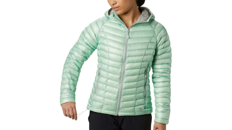 Mountain Hardwear Ghost Whisperer Hooded Down Jacket - Womens, Pristine, Extra Small, 1560931380-XS