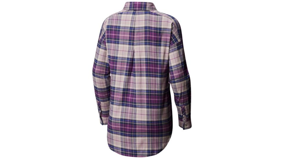 Mountain Hardwear Karsee Long Sleeve Flannel Shirt - Womens, Cosmos Purple, Medium, 1795361502-M