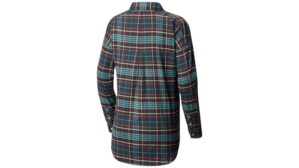Mountain Hardwear Karsee Long Sleeve Shirt, Blue Spruce, XL, 1795361310-XL