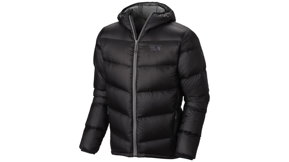 Mountain Hardwear Kelvinator Hooded Jacket - Mens-Black-Large
