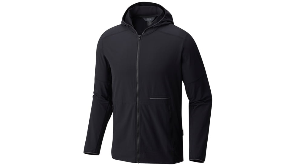 Mountain Hardwear Speedstone Hooded Jacket - Men's-Black-Medium