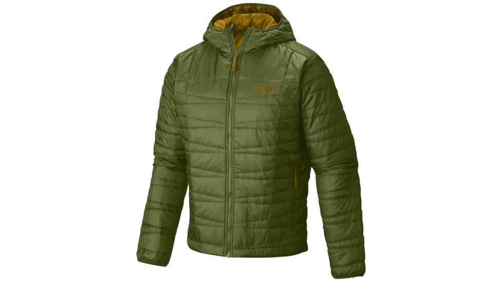 Switch Flip Hooded Jacket - Mens-Amphibian/Inca Gold-XX-Large