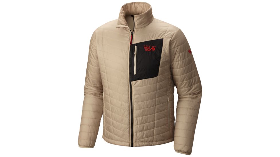 Mountain Hardwear Thermostatic Jacket - Men's-Fossil-Large