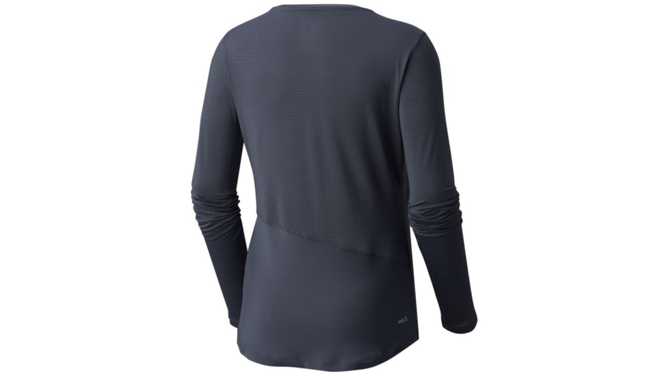 Mountain Hardwear Wicked Lite Long Sleeve T-Shirt - Women's, Graphite, L 1660891053-L