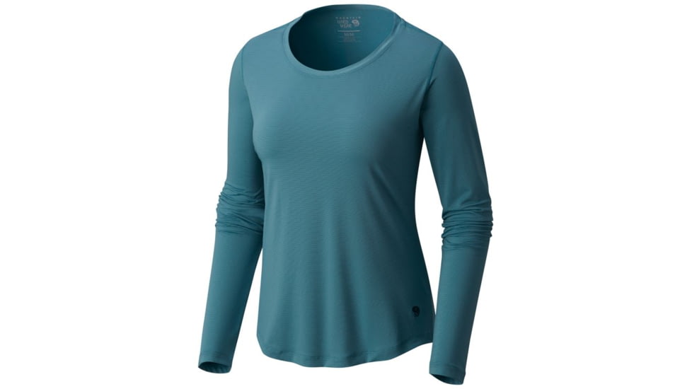 Mountain Hardwear Wicked Lite Long Sleeve T-Shirt - Women's, Lakeshore Blue, M 1660891328-M