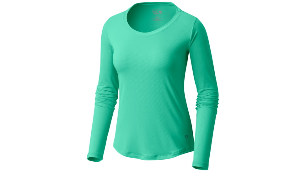 Mountain Hardwear Wicked Lite Long Sleeve - Women's-Green Mile-Medium